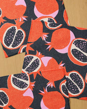 Load image into Gallery viewer, Geometry Dishcloth: Graphic Pomegranates