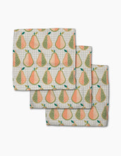 Load image into Gallery viewer, Geometry Dishcloth: Mod Pears