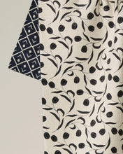 Load image into Gallery viewer, Geometry Luxe Kitchen Towel: Tulip Noir