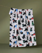 Load image into Gallery viewer, Geometry Kitchen Tea Towel: Dogue Magazine