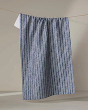 Load image into Gallery viewer, Geometry Kitchen Tea Towel: Garff Blue