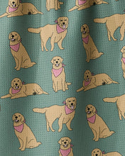 Load image into Gallery viewer, Geometry Kitchen Tea Towel: Golden Days (Sage)