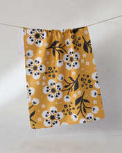 Load image into Gallery viewer, Geometry Kitchen Tea Towel: Marrow Bloom (Orange)