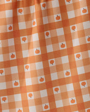 Load image into Gallery viewer, Geometry Kitchen Tea Towel: Pumpkin Check