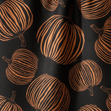 Load image into Gallery viewer, Geometry Kitchen Tea Towel: Pumpkin Noir