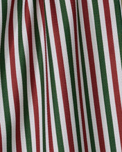 Load image into Gallery viewer, Geometry Kitchen Tea Towel: Ribbon Green Red