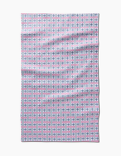 Load image into Gallery viewer, Geometry Kitchen Tea Towel: Spring Cottage Plaid