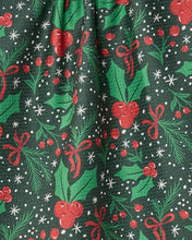 Load image into Gallery viewer, Geometry Kitchen Tea Towel: Sugarplum Florals (Traditional)