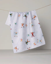 Load image into Gallery viewer, Geometry Kitchen Tea Towel: Winter Whimsey