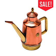 Load image into Gallery viewer, Copper/Brass Oil Cruet 16 oz.
