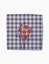 Load image into Gallery viewer, Geometry Dishcloth: Forever Free Poppies
