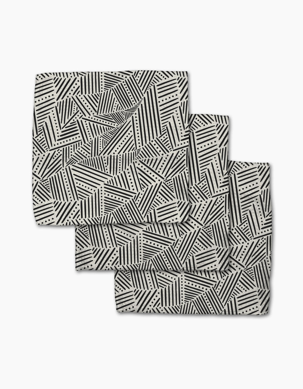 Geometry Dishcloth: Rhythm Current