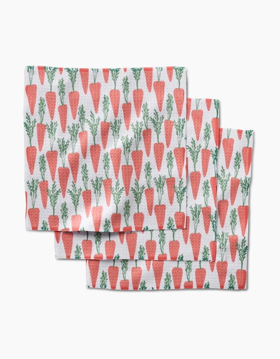 Geometry Dishcloth: Spring Carrot Hill