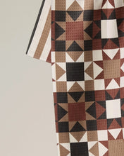 Load image into Gallery viewer, Geometry Luxe Kitchen Towel: Quilted
