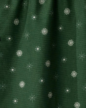 Load image into Gallery viewer, Geometry Luxe Kitchen Towel: Snowflake Chalet (Traditional)
