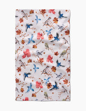 Load image into Gallery viewer, Geometry Kitchen Tea Towel: Autumnal Bird Skies

