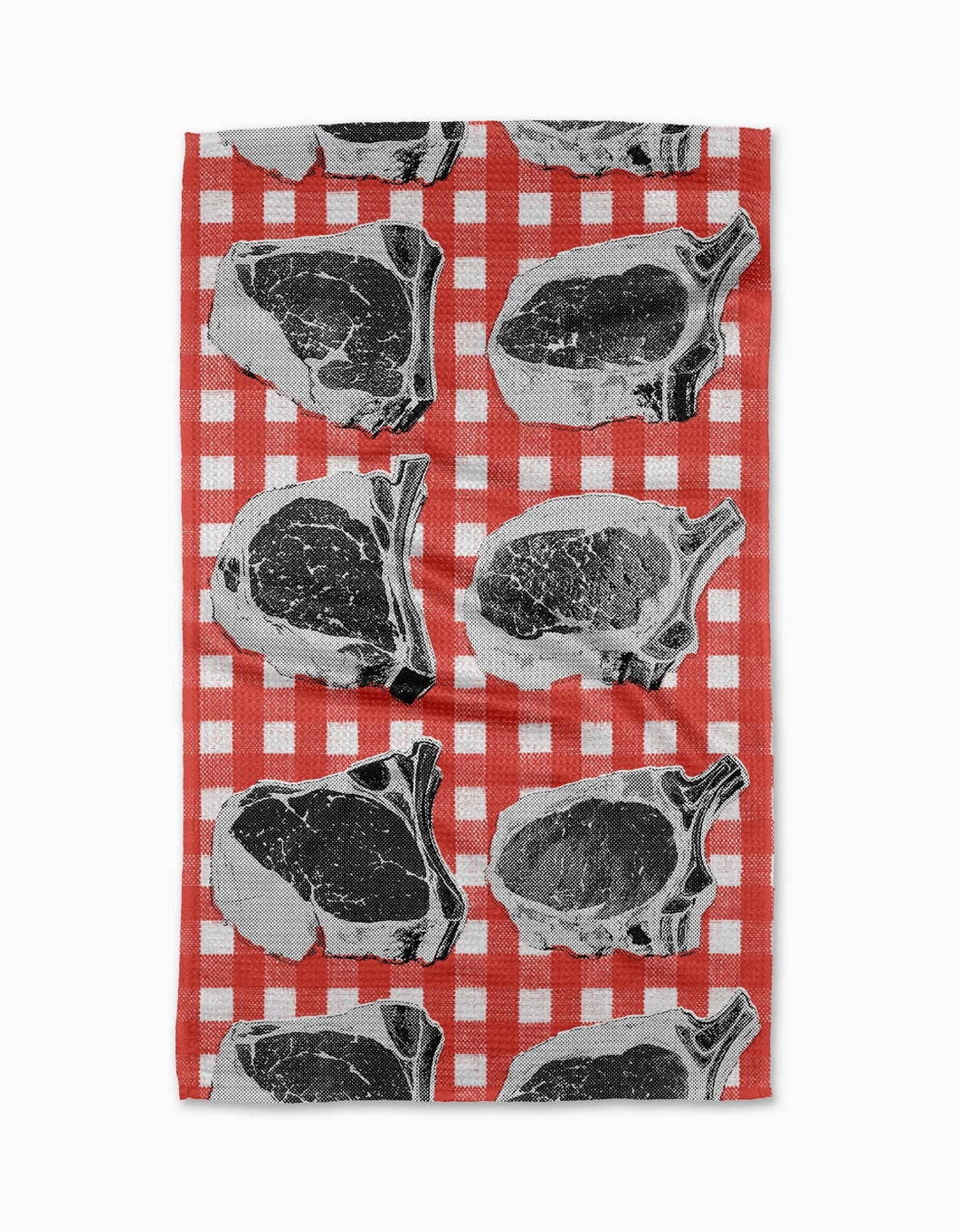 Geometry Kitchen Tea Towel: Butchers Gingham