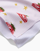 Load image into Gallery viewer, Geometry Kitchen Tea Towel: Christmas Bug

