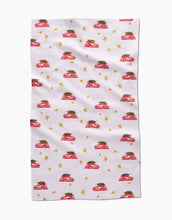 Load image into Gallery viewer, Geometry Kitchen Tea Towel: Christmas Bug
