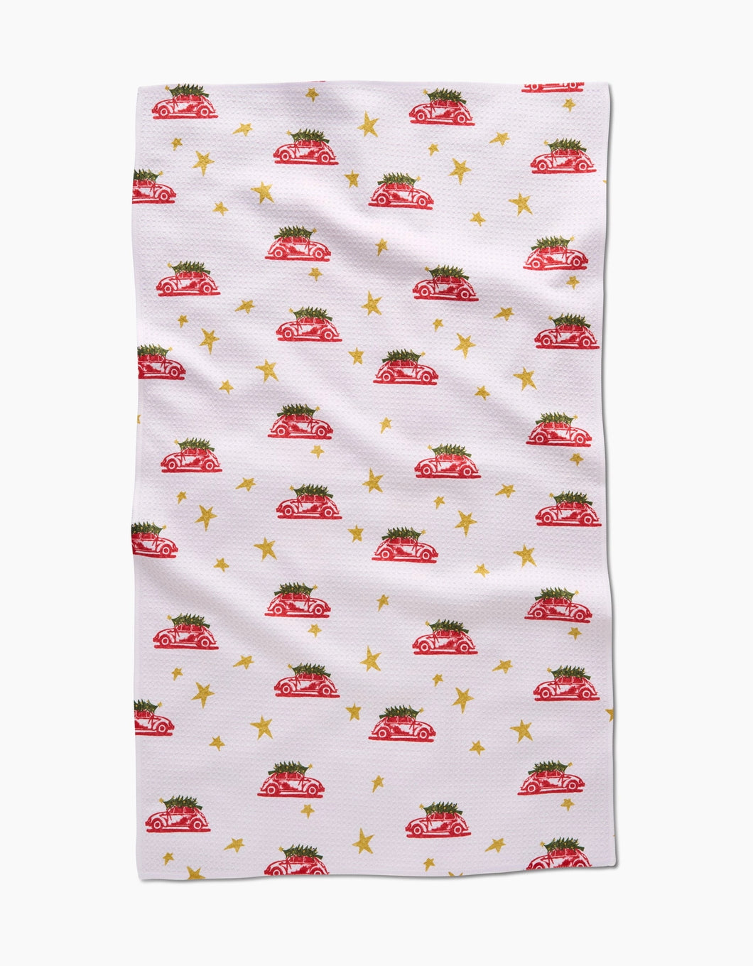 Geometry Kitchen Tea Towel: Christmas Bug