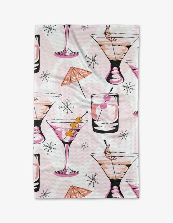 Geometry Kitchen Tea Towel: Cocktail Hour