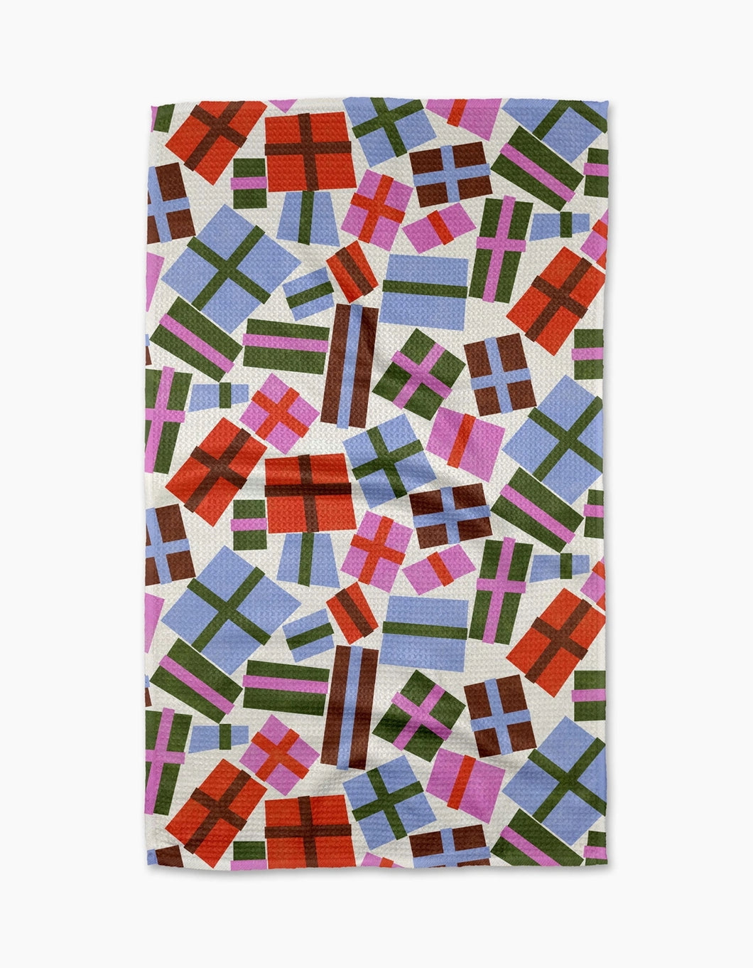 Geometry Kitchen Tea Towel: Cheerful Presents
