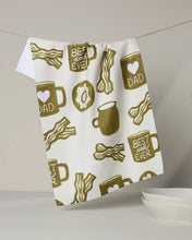 Load image into Gallery viewer, Geometry Kitchen Tea Towel: Dad Fuel
