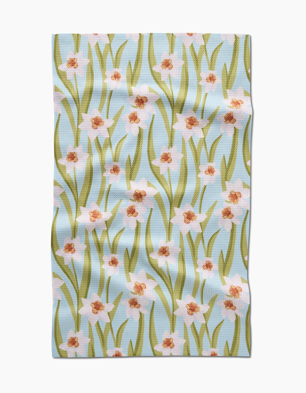 Geometry Kitchen Tea Towel: Daffodil Sky