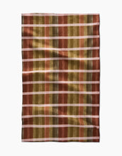 Load image into Gallery viewer, Geometry Kitchen Tea Towel: Fall Harvest Stripes
