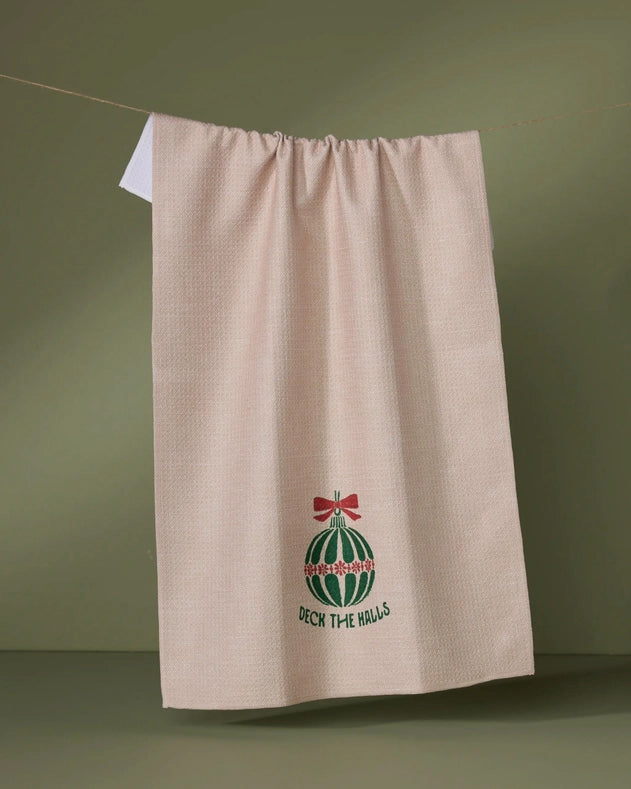 Geometry Kitchen Tea Towel: Festona