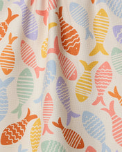 Load image into Gallery viewer, Geometry Kitchen Tea Towel: Fish Flip
