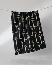 Load image into Gallery viewer, Geometry Kitchen Tea Towel: Forbidden Doors

