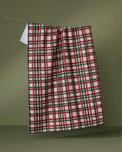Load image into Gallery viewer, Geometry Kitchen Tea Towel: Holiday Charm
