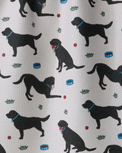 Load image into Gallery viewer, Geometry Kitchen Tea Towel: Lab Pals (Black Lab)
