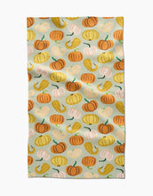 Load image into Gallery viewer, Geometry Kitchen Tea Towel: Pumpkins and Gourds
