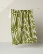 Load image into Gallery viewer, Geometry Kitchen Tea Towel: Roslyn
