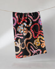 Load image into Gallery viewer, Geometry Kitchen Tea Towel: Serpentine Riot

