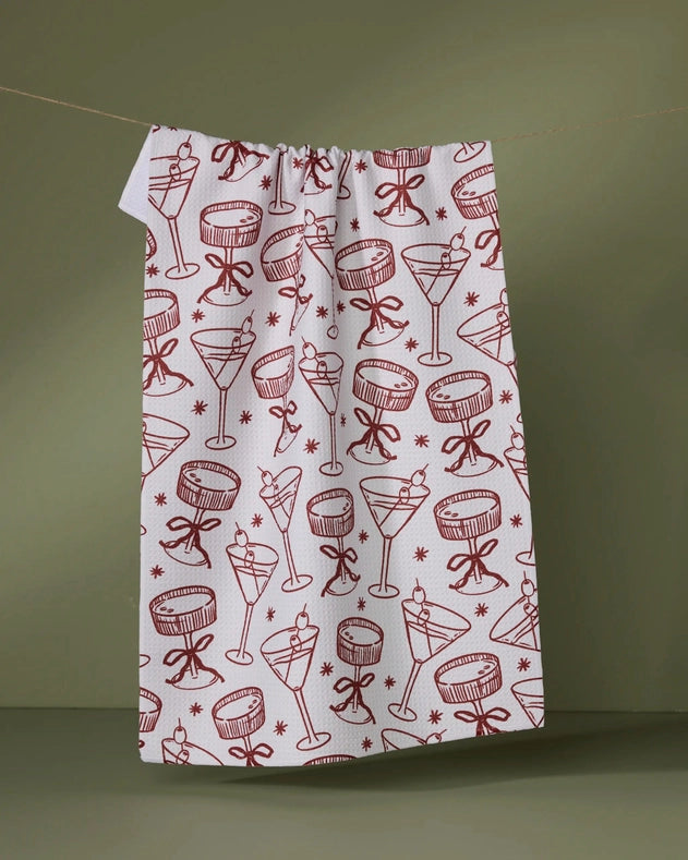 Geometry Kitchen Tea Towel: Soiree