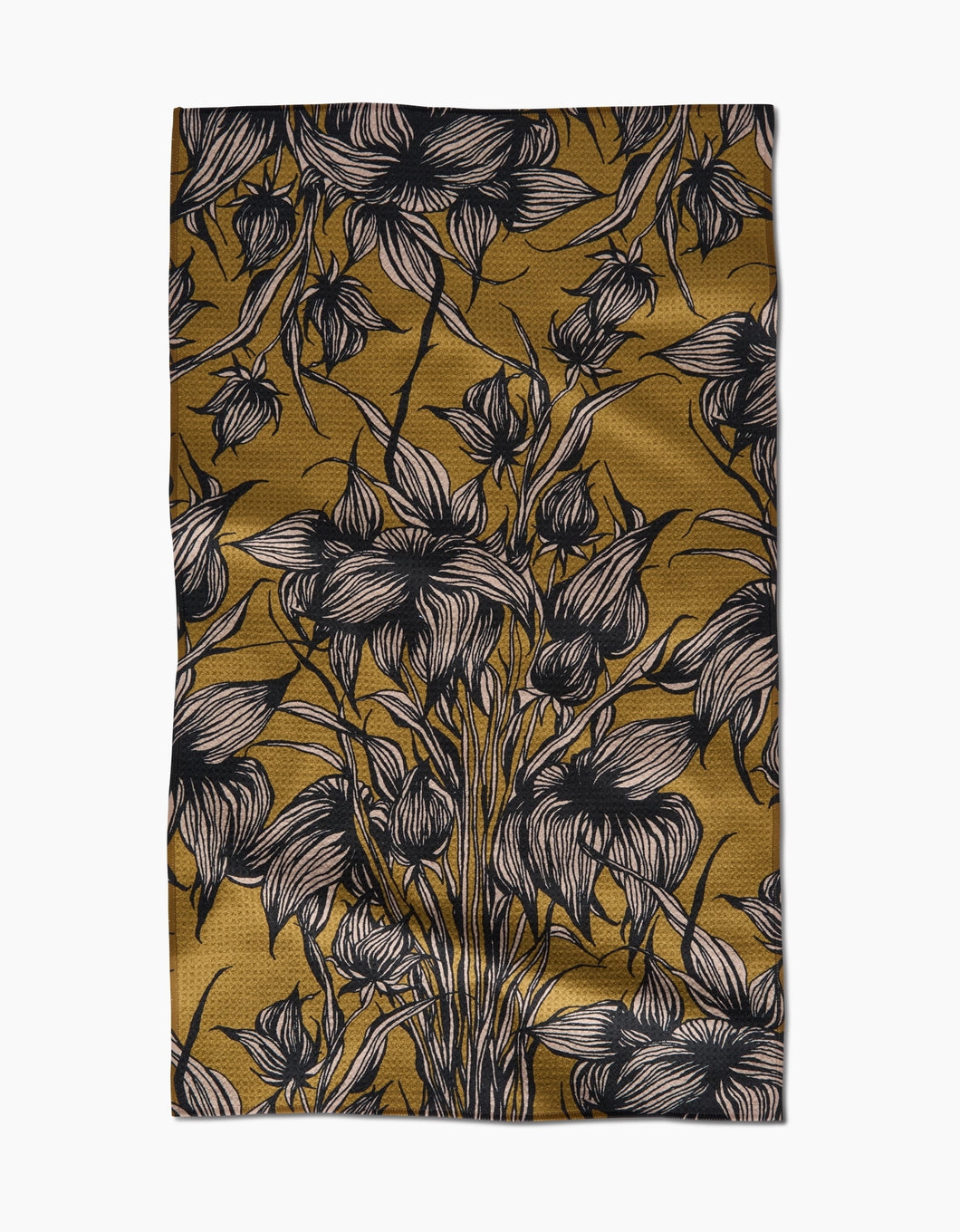 Geometry Kitchen Tea Towel: Stay Saffron