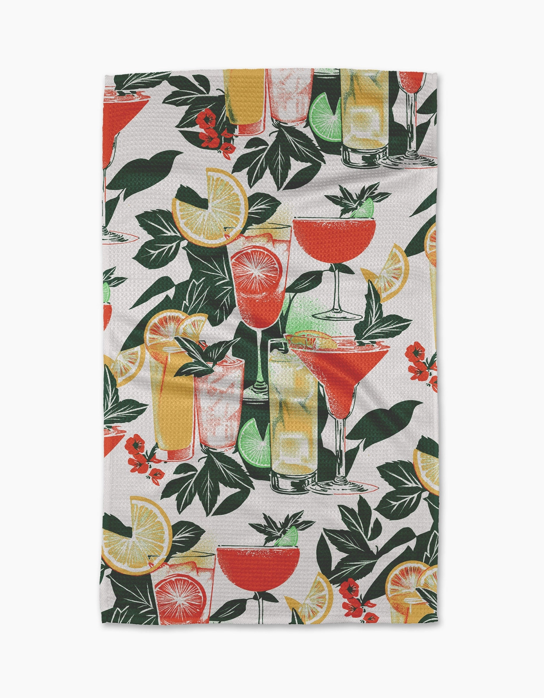 Geometry Kitchen Tea Towel: Summer Refreshments