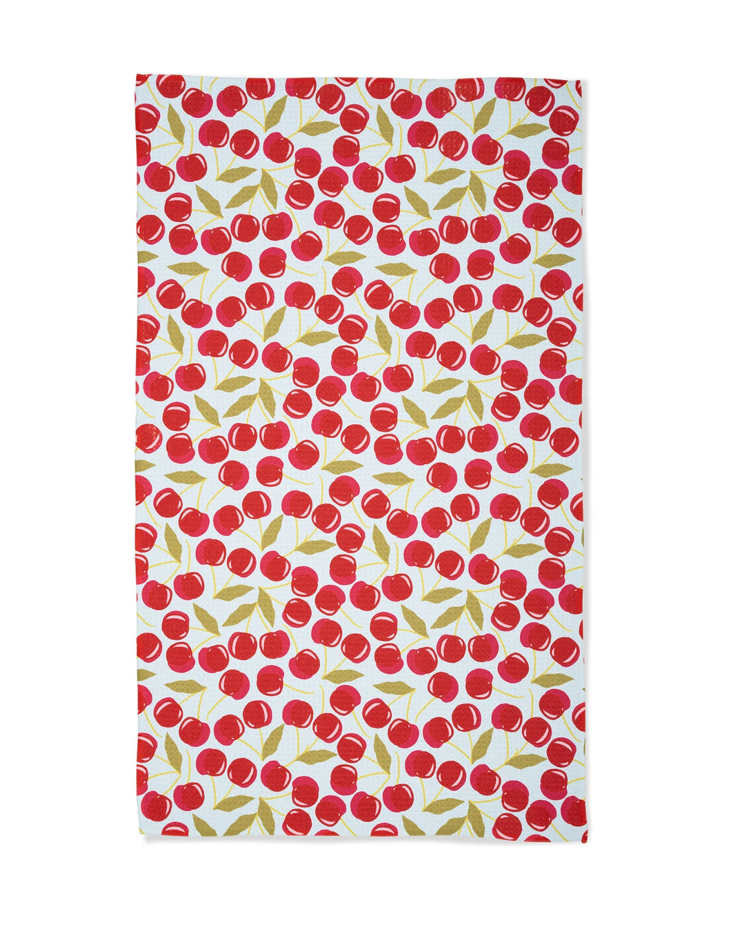 Geometry Kitchen Tea Towel: Sweet Cherry