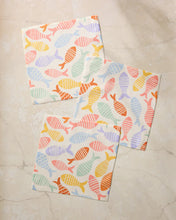 Load image into Gallery viewer, Geometry Dishcloth: Fish Flip
