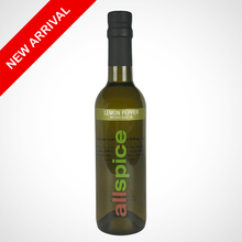 Load image into Gallery viewer, Lemon Pepper Infused Olive Oil 375 ml (12 oz) Bottle
