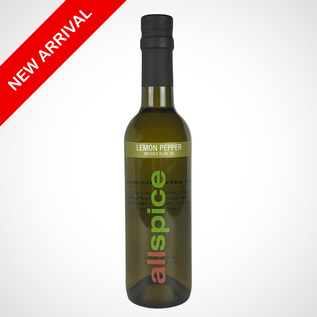 Lemon Pepper Infused Olive Oil 375 ml (12 oz) Bottle