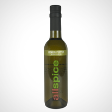 Load image into Gallery viewer, Lemon Pepper Infused Olive Oil 375 ml (12 oz) Bottle

