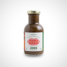 Load image into Gallery viewer, Mama Kicks! Sauces 9 oz. glass bottle
