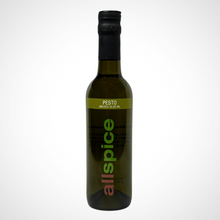 Load image into Gallery viewer, Pesto Infused Olive Oil 375 ml (12 oz) bottle
